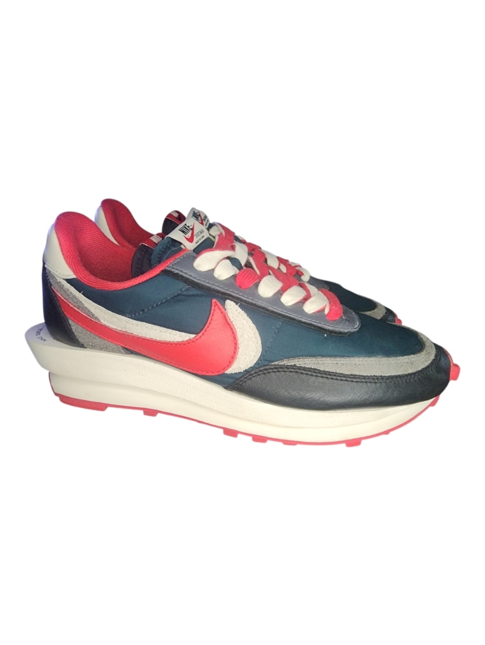 Nike x sacai x Undercover LD Waffle 'Midnight Spruce University Red', Mens 10 - Picture 2 of 10